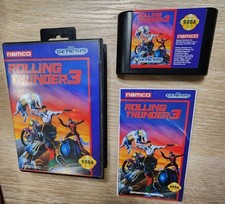 🔥Rolling Thunder 3 (Sega Genesis, 1993) CIB-NM-EXCELENTE ESTADO 🔥 comprar usado  Enviando para Brazil