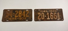 Iowa license plates for sale  Indianola