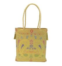 Bolso de Mano Tejido Pavo Real Étnico Indio Zari Brocado Mujeres Beige Bolso de Hombro segunda mano  Embacar hacia Argentina