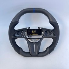 Volante de fibra de carbono fosco real para Nissan GTR GT-R R35 2017-2024 comprar usado  Enviando para Brazil