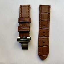 Brown leather watch for sale  HAMILTON