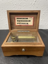 Caixa de música vintage antiga década de 1940 THORENS NY SWISS cilindro toca 3 músicas #AL336 comprar usado  Enviando para Brazil