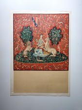 Dame licorne affiche d'occasion  Coucy-le-Château-Auffrique