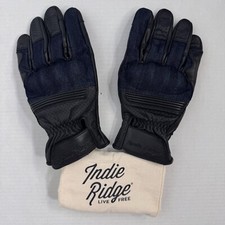Luvas masculinas Indie Ridge XXL denim couro motocicleta endurecido luva de motociclista 2XL comprar usado  Enviando para Brazil