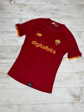 Camiseta masculina de futebol New Balance AS Roma 2021 2022 Home tamanho P laranja comprar usado  Enviando para Brazil