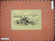 Old antique print for sale  UK