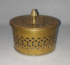 Vintage pierced brass for sale  DUNSTABLE