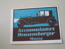 advertising Pubblicità 1926 ACCUMULATORI HENSEMBERGER - MONZA comprar usado  Enviando para Brazil