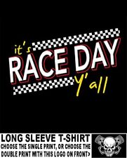 Camiseta It's RACE DAY Y'ALL Stock Car Drag Fórmula 1 Dirt Track Vintage Carreras segunda mano  Embacar hacia Mexico