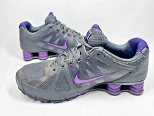 Tênis de corrida Nike Shox Agent feminino tamanho 11 cinza roxo 438683-055 comprar usado  Enviando para Brazil
