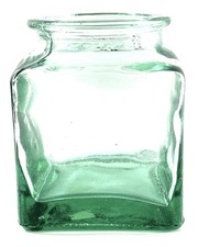 Frasco de vidro verde reciclado sem tampa feito na Espanha 5,5”  comprar usado  Enviando para Brazil