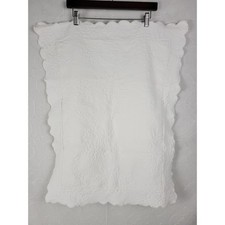 Usado, Travesseiro vintage Linens N Things Matelasse fronhas colcha branca algodão borda recortada comprar usado  Enviando para Brazil