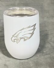 Caneca térmica NFL Eagles copo branco parede dupla gravada café vinho comprar usado  Enviando para Brazil