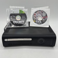 Console Microsoft Xbox 360 Elite 120GB somente TESTADO cabo faltando com jogos comprar usado  Enviando para Brazil
