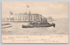 Governors Island Tugboat Rotograph NY New York Postcard comprar usado Governors Island Tugboat Rotograph NY New York Postcard comprar usado  Enviando para Brazil