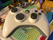 Joystick defectuoso⚠️GENUINO Microsoft Xbox 360 BLANCO Controlador Inalámbrico OFICIAL segunda mano  Embacar hacia Argentina