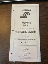 Different conrail timetables for sale  Mechanicsburg