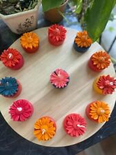 Usado, Tipo de flor - Velas de cera Tealight para decoração de casa - Festival (pacote com 2) (488) comprar usado  Enviando para Brazil