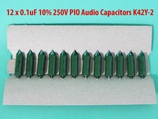 12 peças K42U-2 K42Y-2 / K42Y2 K42U2 / 0.1uF+- 10% 250V capacitor de áudio PIO USSR comprar usado  Enviando para Brazil