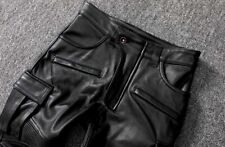 Mens black leather for sale  CAMBRIDGE