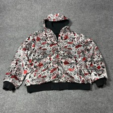 Jaqueta masculina com capuz vintage Ecko Unltd XL reversível AOP cetim Y2K desgastada comprar usado  Enviando para Brazil