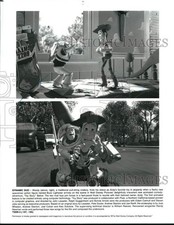 1996 Press Photo personagens de desenhos animados Woody e Buzz Lightyear de "Toy Story" comprar usado  Enviando para Brazil