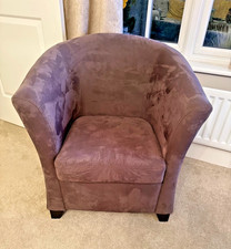 Brown suede accent for sale  BUNTINGFORD