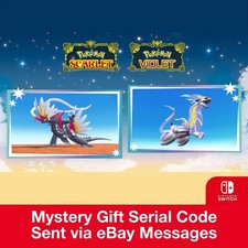 Pokemon Scarlet and Violet Shiny Koraidon and Miraidon código de série NOVO NÃO USADO comprar usado  Enviando para Brazil