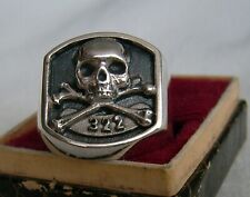 Anéis de prata 925 com caveira e ossos Secret Society 322, usado comprar usado  Enviando para Brazil