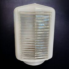 Acordeão antigo formato microfone antigo art déco tom claro vidro leitoso, usado comprar usado  Enviando para Brazil