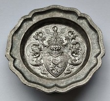 Zinn wappen standfuß gebraucht kaufen  Erligheim