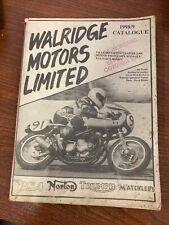 Vintage motorcycle catalogue for sale  Dublin