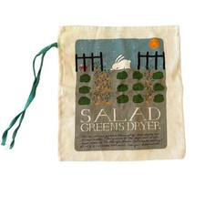 Bolsa secadora Lillian Vernon vintage década de 1980 salada verde design jardim multicolor comprar usado  Enviando para Brazil