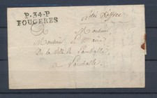 1816 lettre p34p d'occasion  Trets