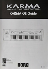 Estação de trabalho sintetizador original Korg Karma guia GE manual suplementar livro 64 comprar usado  Enviando para Brazil