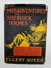 The Misadventures of Sherlock Holmes - Ellery Queen - 1944 w/ Dust Jacket comprar usado  Enviando para Brazil