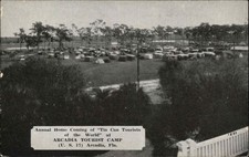 Cartão postal ARCADIA FLORIDA FL lata turistas campistas trailers casas móveis comprar usado  Enviando para Brazil