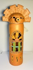 1989 Robin Chlad Assinado Argila de Terracota Kachina Luminaria Escultura 14 pol, usado comprar usado  Enviando para Brazil