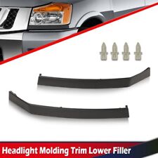 2pc headlight molding for sale  USA