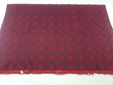 Cobertura de lã vintage americana reversível jacquard tear 203x140cm comprar usado  Enviando para Brazil