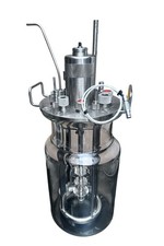 Usado, Vaso fermentador biorreator de vidro 5L com placa de cabeça e impulsor de aço inoxidável comprar usado Usado, Vaso fermentador biorreator de vidro 5L com placa de cabeça e impulsor de aço inoxidável comprar usado  Enviando para Brazil