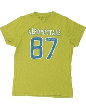Camiseta masculina gráfica AEROPOSTALE grande verde algodão BJ15 comprar usado  Enviando para Brazil