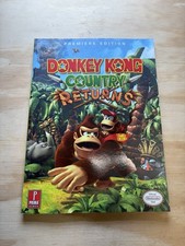 Donkey Kong Country Returns Premiere Edition Prima Games Official Guide Poster comprar usado  Enviando para Brazil