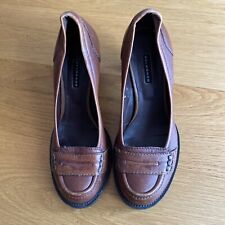 Braune pumps leder gebraucht kaufen  Trochtelfingen