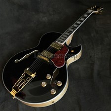 Guitarra elétrica jazz oca preta Byrdland florentina natural flamejante bordo traseiro comprar usado  Enviando para Brazil