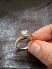 14k goldring zirkonia gebraucht kaufen  Berlin