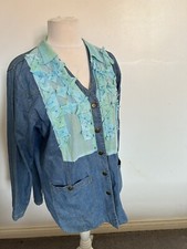 Vintage shirt denim for sale  COLCHESTER