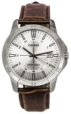 Reloj Casio estándar de cuarzo de vestir con esfera plateada MTP-V004L-7C para hombre segunda mano  Embacar hacia Argentina