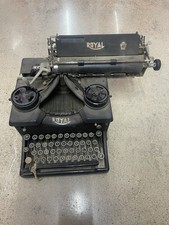 Antiga máquina de escrever Royal modelo 10 padrão início dos anos 1900 vintage preta comprar usado  Enviando para Brazil
