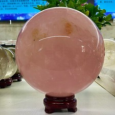 24.18LB AAA Nivel Rosa Cristal Bola Espiritual y Espiritual Decoración Regalo segunda mano  Embacar hacia Mexico